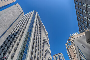 Obraz premium 東京都中央区日本橋の都市景観