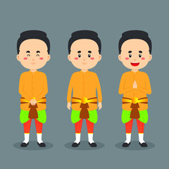 Thailand Character with Various Expression