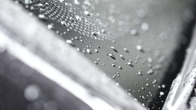 raindrop on the glass