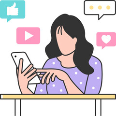 girl with tablet computer