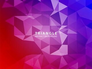 Vector of modern abstract triangular background - Vector