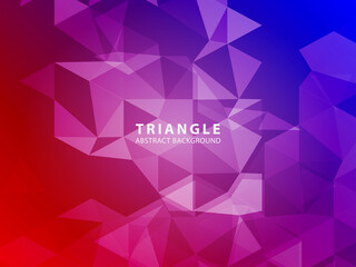 Vector of modern abstract triangular background - Vector