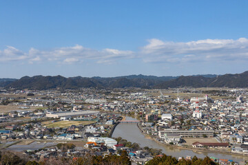 鴨川の街並み（千葉県鴨川市）