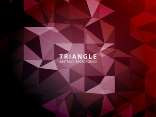 Vector of modern abstract triangular background - Vector
