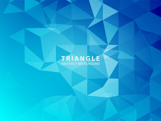 Fototapeta premium Vector of modern abstract triangular background - Vector