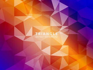 Vector of modern abstract triangular background - Vector