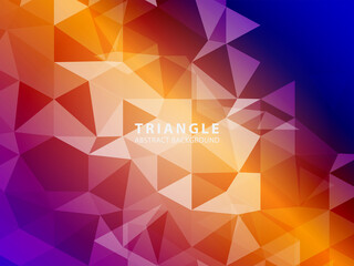 Vector of modern abstract triangular background - Vector