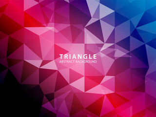 Vector of modern abstract triangular background - Vector