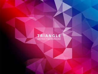 Vector of modern abstract triangular background - Vector