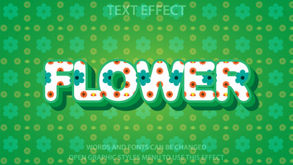 Flower text effect template.
Editable.
EPS 10