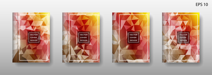 Abstract vector triangle background for use in design in eps 10 Applicable for design cover, presentation, invitation, flyer, annual report, poster and business card, desing packaging - Vector