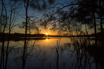 Sunrise at Wamberal Lagoon