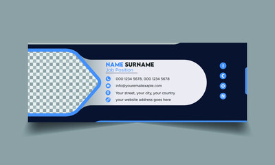 Email signature template design