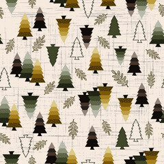 Fir Trees in the Woods