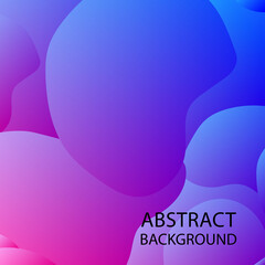 Dynamic texture background with fluid shapes modern concept - Vector