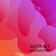Dynamic texture background with fluid shapes modern concept - Vector