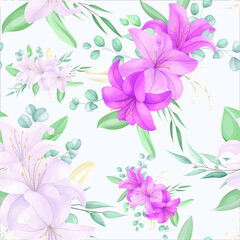 Seamless pattern with beautiful floral