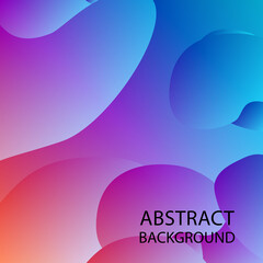 Dynamic texture background with fluid shapes modern concept - Vector