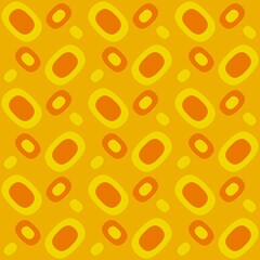 Rounded abstract seamless pattern - accent for any surfaces.