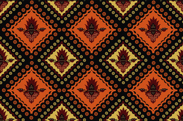 Indonesian batik motifs with very distinctive patterns. exclusive backgrounds. Vector Eps 10