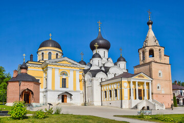 Fototapeta na wymiar Assumption Orthodox monastery in Staritsa, Tver region
