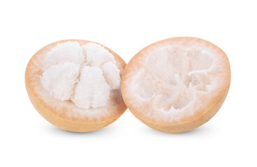 santol fruit isolated on white background