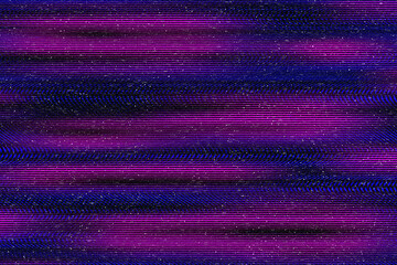 Glitch psychedelic background. Old TV screen error. Digital pixel noise abstract design. Computer bug. Television signal fail. Technical problem grunge wallpaper. Colorful noise - 446553772