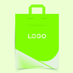 Paper Shopping Bag Design, Realistic Shopping Bag design for branding and corporate identity design.