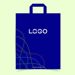 Paper Shopping Bag Design, Realistic Shopping Bag design for branding and corporate identity design.