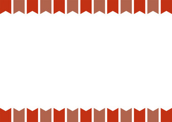 背景　ギザギザ2　赤茶