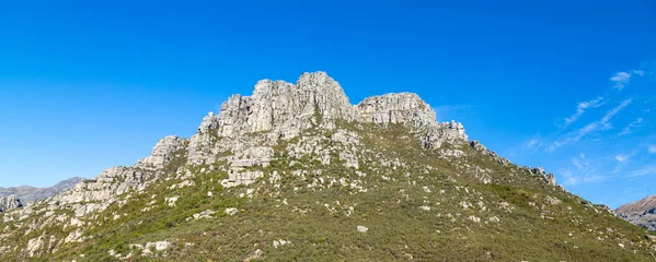 Deurstickers Panorama of a small hill in trocky landscape of the Bain's Kllof in the Western Cape of South Africa © Christian Dietz