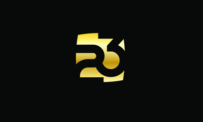 23 Number Gold Modern Logo