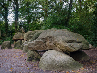 Dolmens near Bronneger, Drenthe Province, The Netherlands
