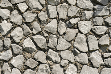 Plain grey color stone wall texture