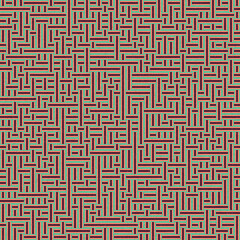 Abstract Geometric Pattern generative computational art illustration