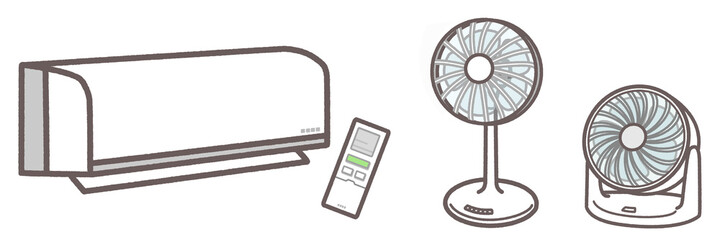 エアコン　扇風機　サーキュレーター