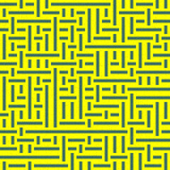 Abstract Geometric Pattern generative computational art illustration