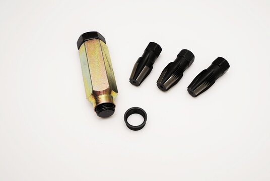 Repair kit for lambda probe thread taps on a white background