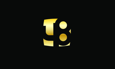48 Number Gold Modern Logo