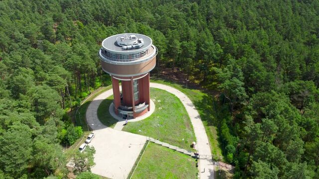 Kazimierz water tower reservoir at Sobieszewo Island.