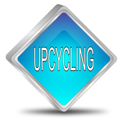 Upcycling Button - 3D illustration