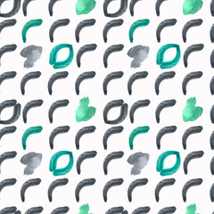 Seamless pattern with watercolor spots. Texture for wallpaper, fabric, wrapping paper.