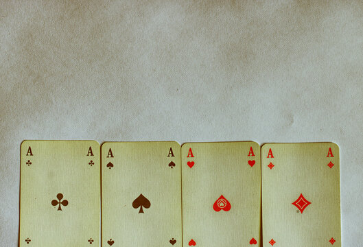 four aces retro poker gambling