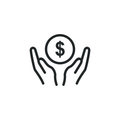 financial simple icon