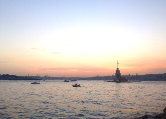 Naklejka premium sunset