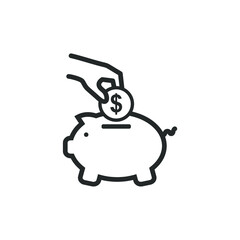 financial simple icon