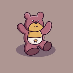 baby toy vector. children toy set collection. children book. coloring book