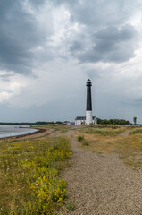 Lighthouse on the Shore of the Baltic Sea