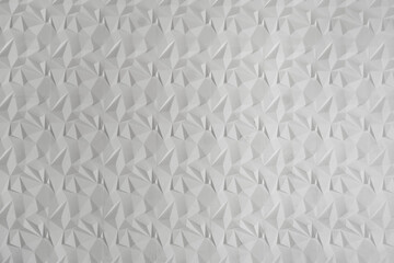 White modern triangular abstract background, Grunge surface