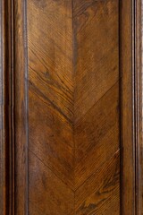 Antique old retro wooden decorative panel with vintage golden frames.